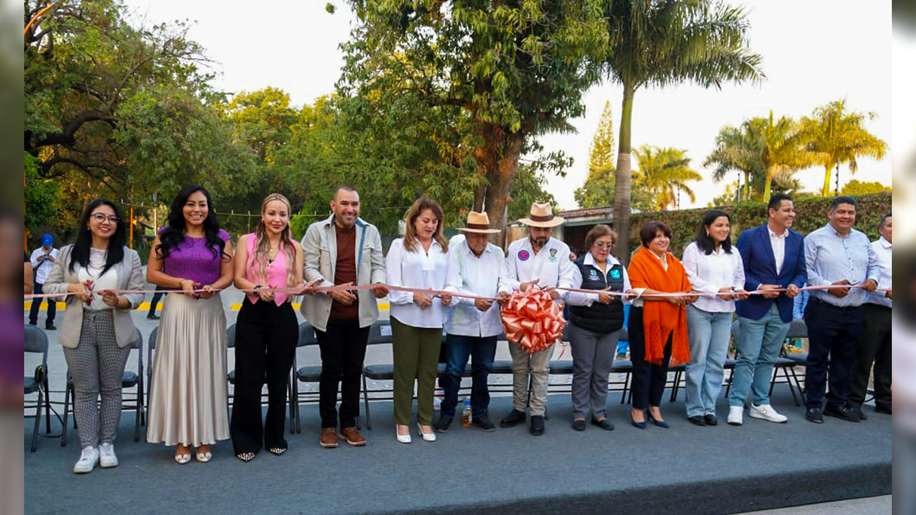 Gobernadora participa en inauguración de obras en Yautepec