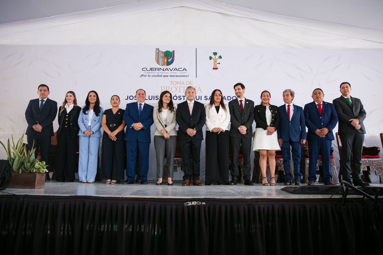 Presenta Cuernavaca nuevo cabildo 2025-2027, la capital seguirá en el camino del progreso y desarrollo