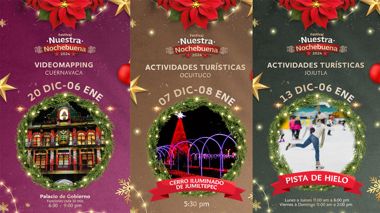 Conoce las actividades que Morelos ofrece estas vacaciones decembrinas