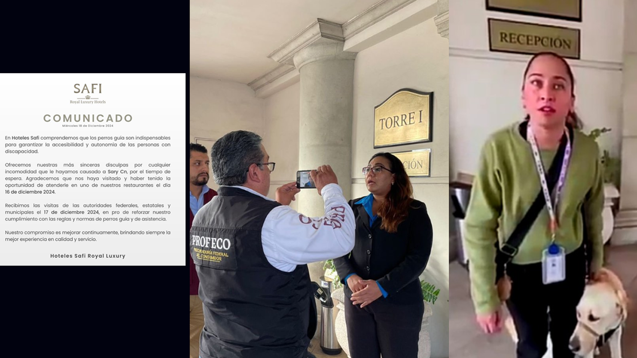 Hotel Safi se disculpa con joven invidente