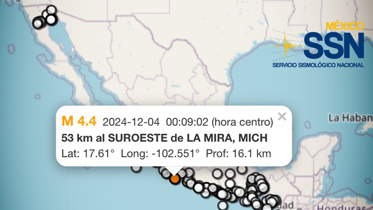 48 sismos sacudieron México en las últimas 24 horas: SSN