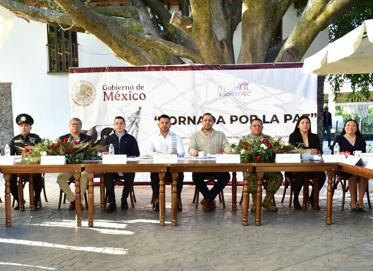 Refuerzan seguridad en Xochitepec en Mesa de Coordinación para la Paz