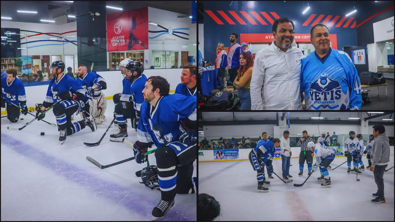Con respaldo del Indem, alberga Morelos torneo internacional de hockey sobre hielo