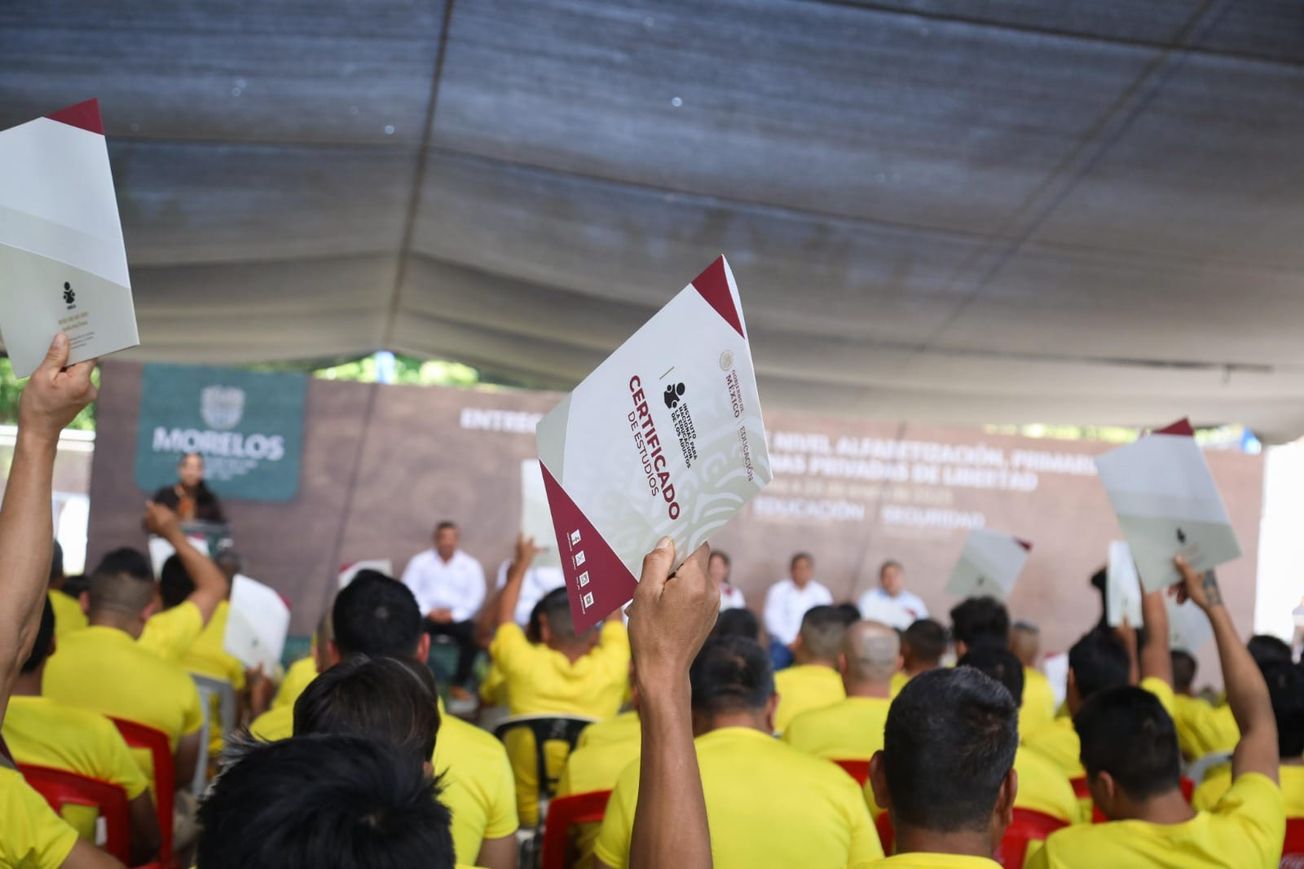 Gobierno de Morelos impulsa la educación para la reinserción social