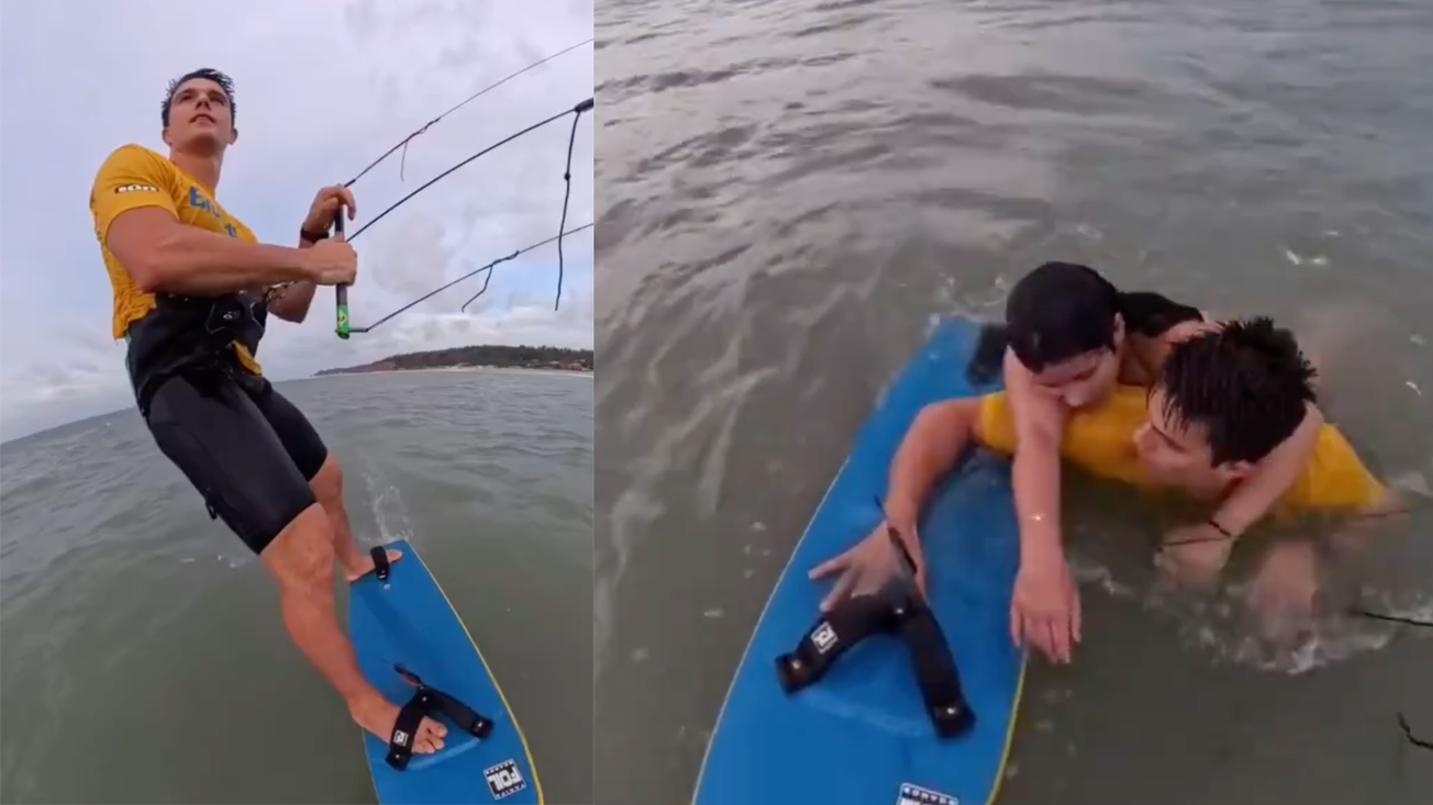 Atleta olimpico de París 2024 salva a una mujer de ahogarse en el mar