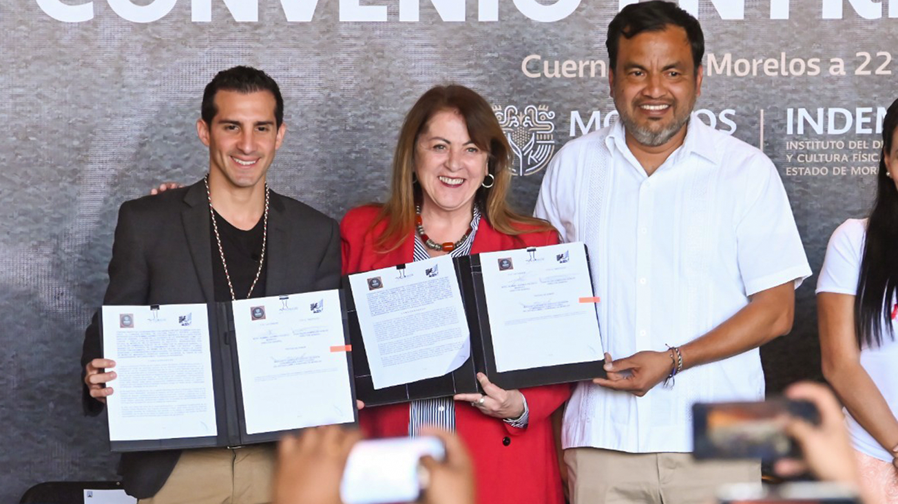 Gobierno de Morelos y Conade impulsan el deporte como motor de transformación