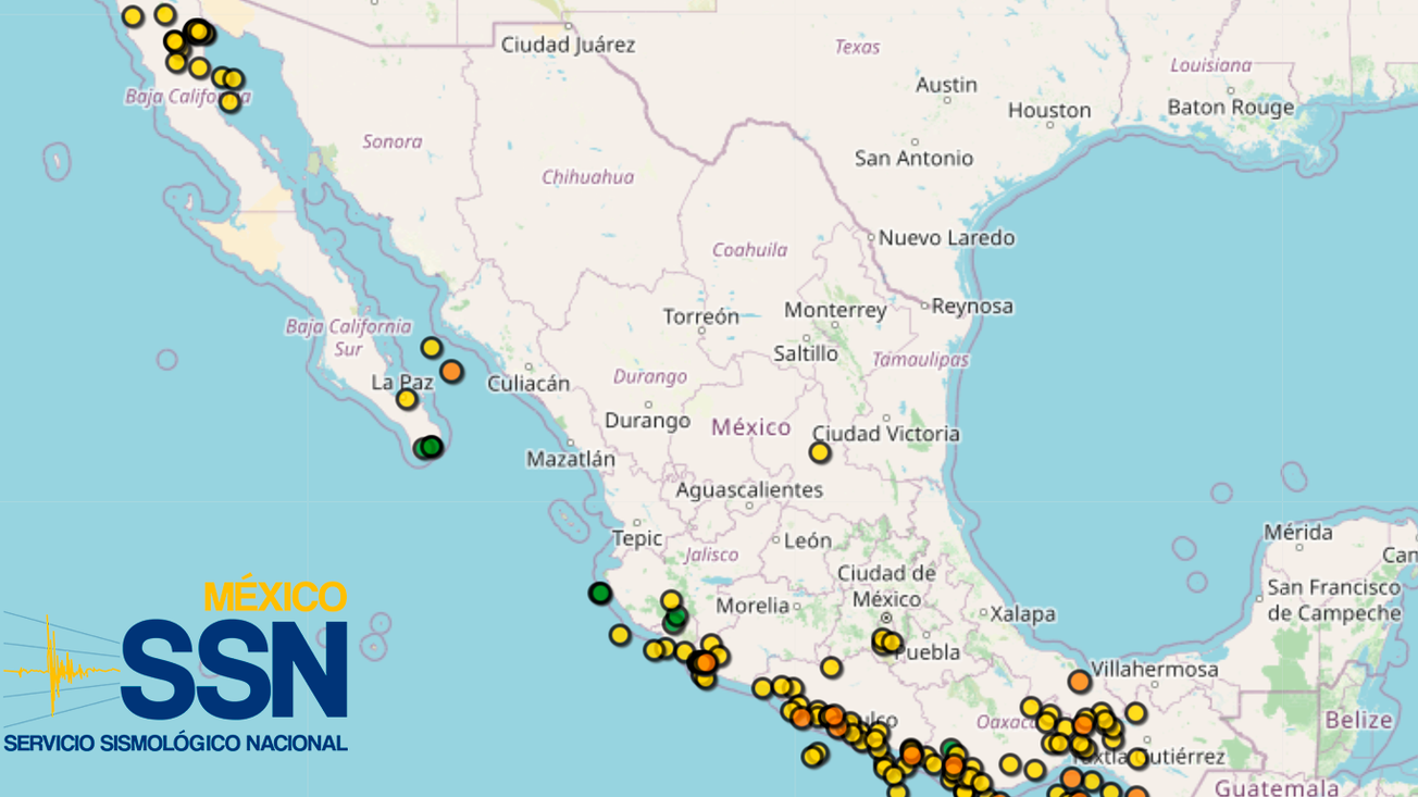 76 sismos sacuden México en 24 horas; 3 en Morelos: SSN