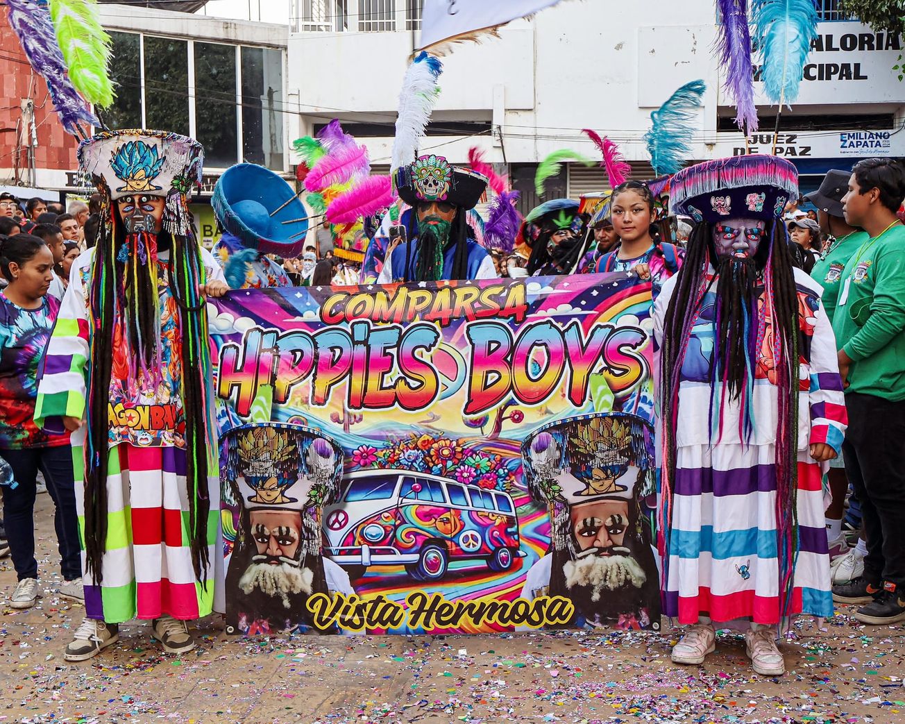 Más de 900 chinelos en encuentro de comparsas de Emiliano Zapata