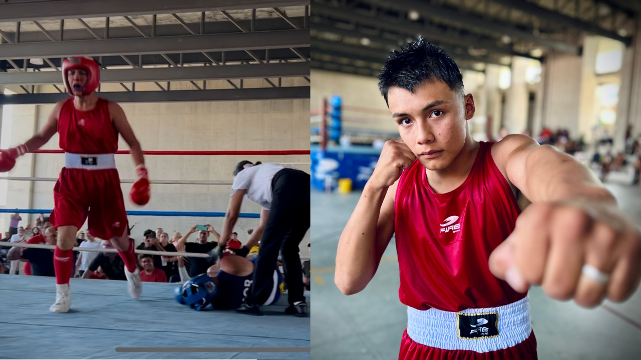 #Video ¡Lo mandó a la lona! Impactante nocaut en selectivo estatal de boxeo Morelos 2025