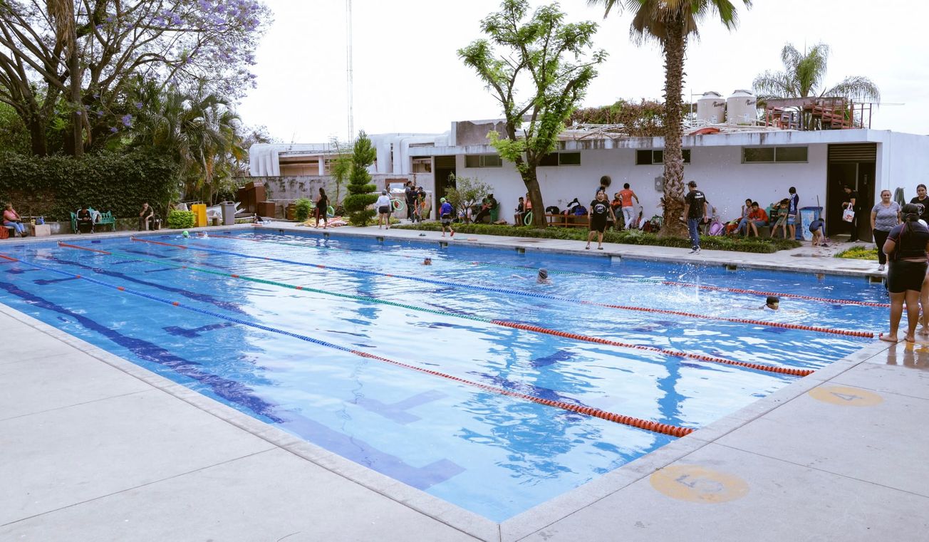 Clases de natación.