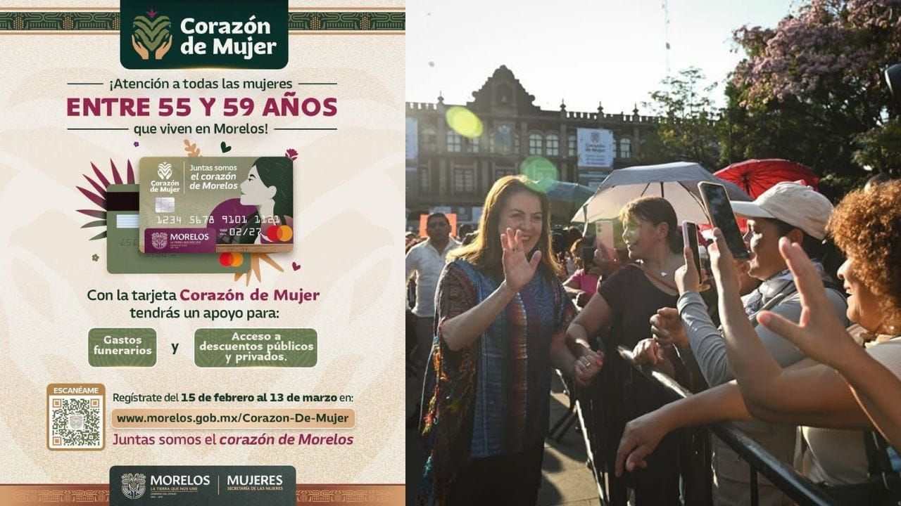 Más de 23 mil mujeres morelenses ya se inscribieron al programa ‘Corazón de Mujer’
