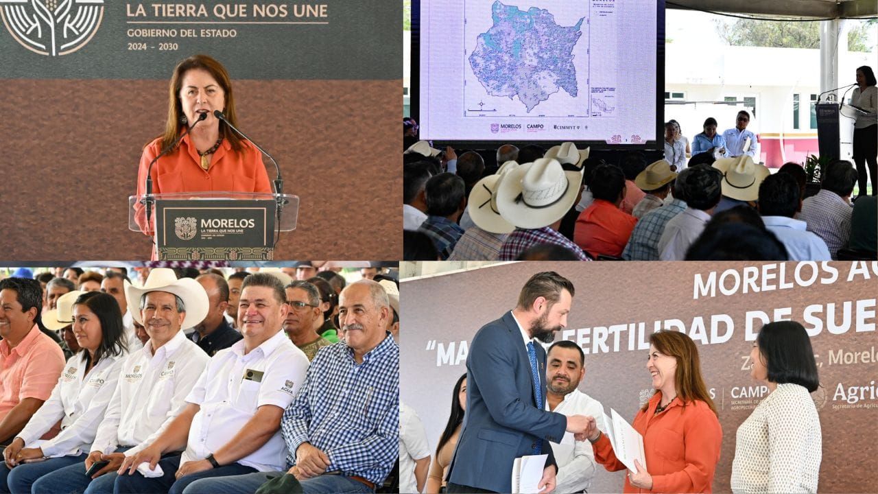 Se declara Morelos como primer estado con mapas de fertilidad de campos de cultivo