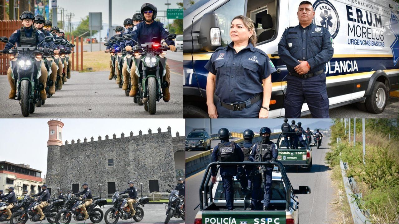 Se busca garantizar seguridad en Morelos durante puente largo con "Operativo Interinstitucional Primavera 2025"