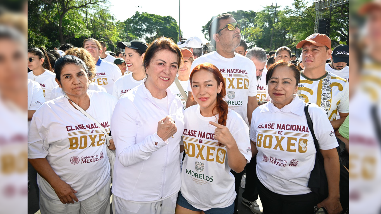 Mega Clase Nacional de Box reunió a cientos de personas en Morelos