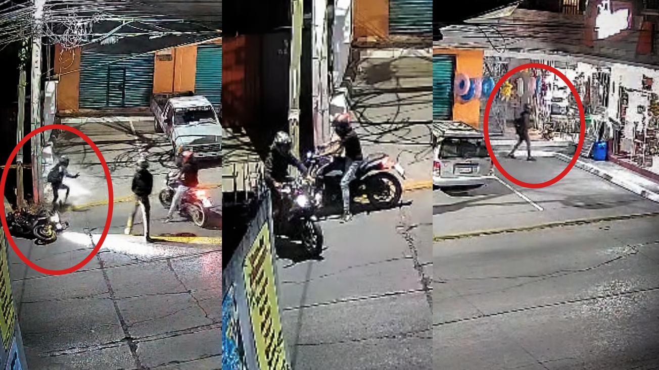 Asaltan a motociclista en Lomas de Jiutepec
