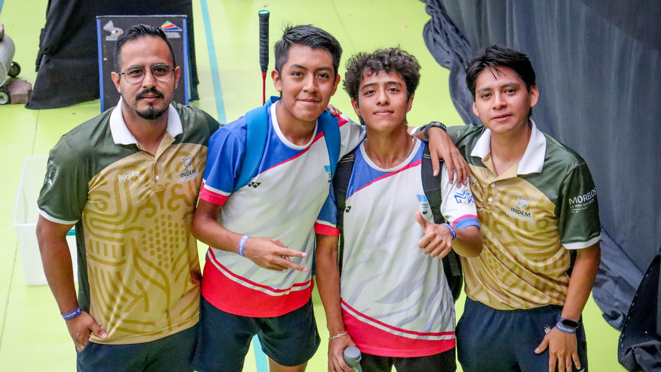 Clasifican seis badmintonistas de Morelos a la Olimpiada Nacional 2025