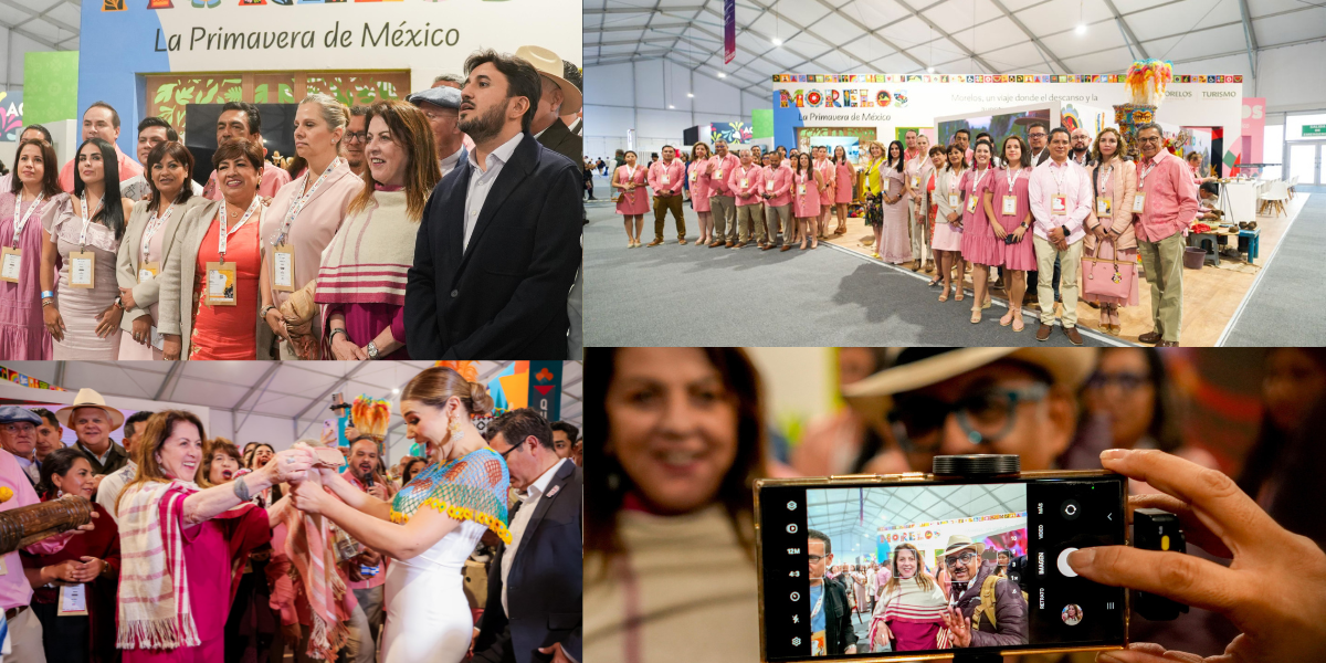 Inaugura Margarita González Saravia stand de Morelos en Tianguis Turístico 2025
