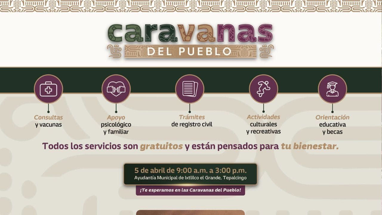 Recibirá Tepalcingo novena edición de Caravanas del Pueblo