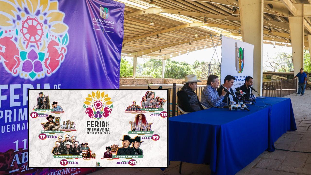¡Todo listo! Se pronostica éxito total en Feria de la Primavera Cuernavaca 2025