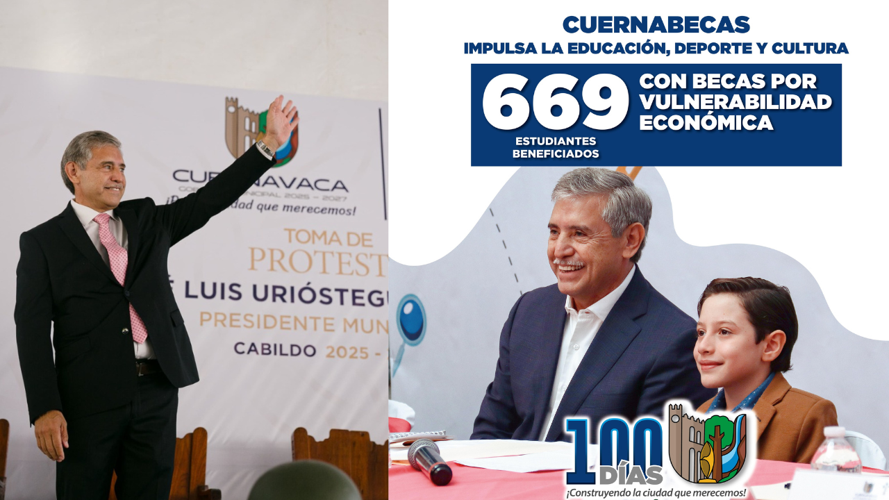 En 100 días de administración, Cuernavaca se proyecta como la ciudad que todas y todos merecen