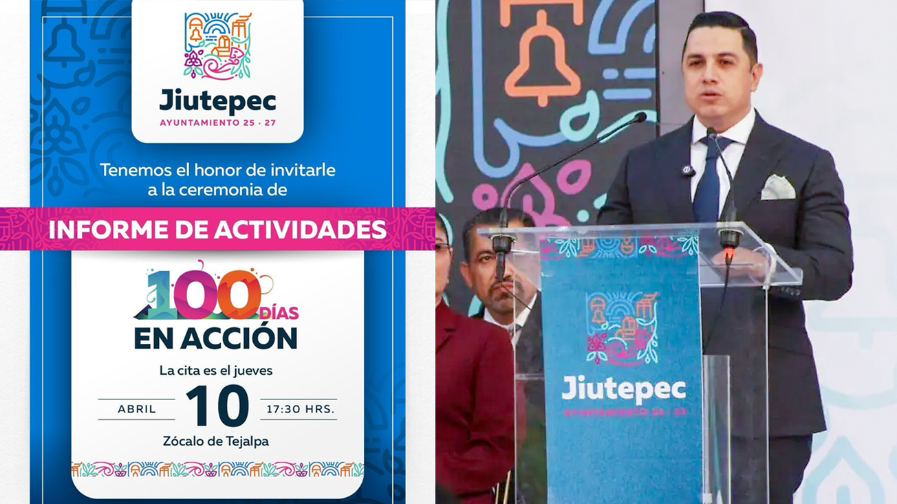 Jiutepec presentará logros de sus primeros 100 días de gobierno