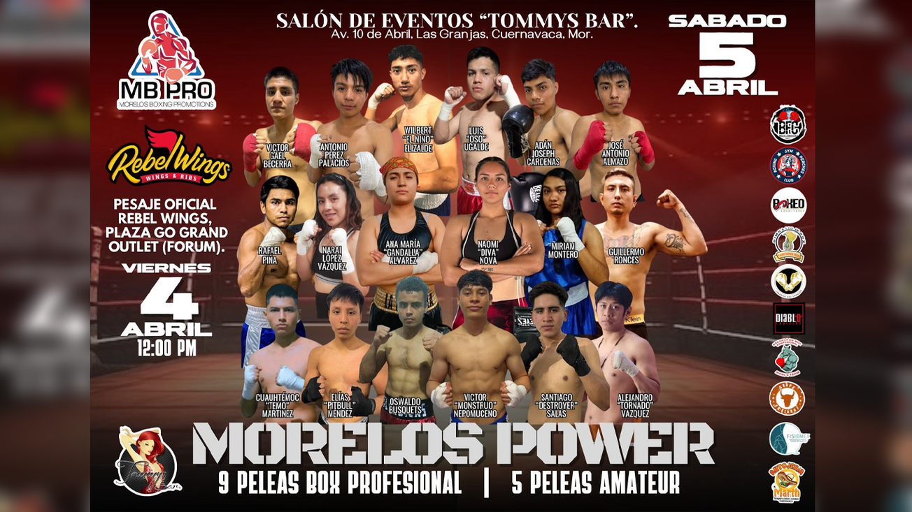 ¡Hay tiro, hay tiro! Tendrá Cuernavaca función de boxeo profesional