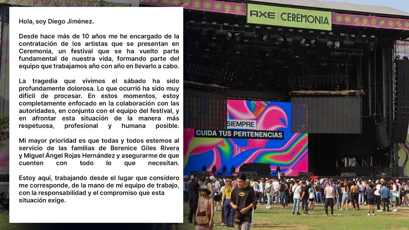 Fundador del Festival Axe rompe el silencio tras la tragedia