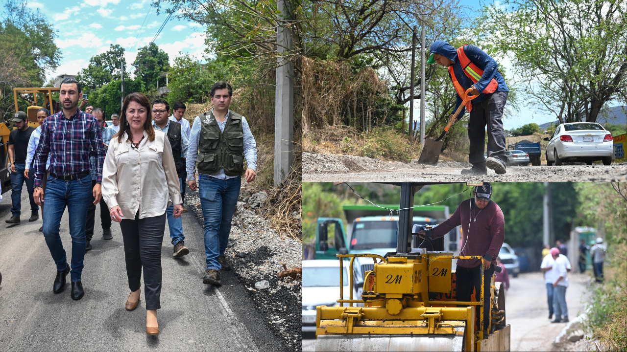Se trabaja por modernizar tramo carretero Cocoyotla-Colonia Morelos en Coatlán del Río