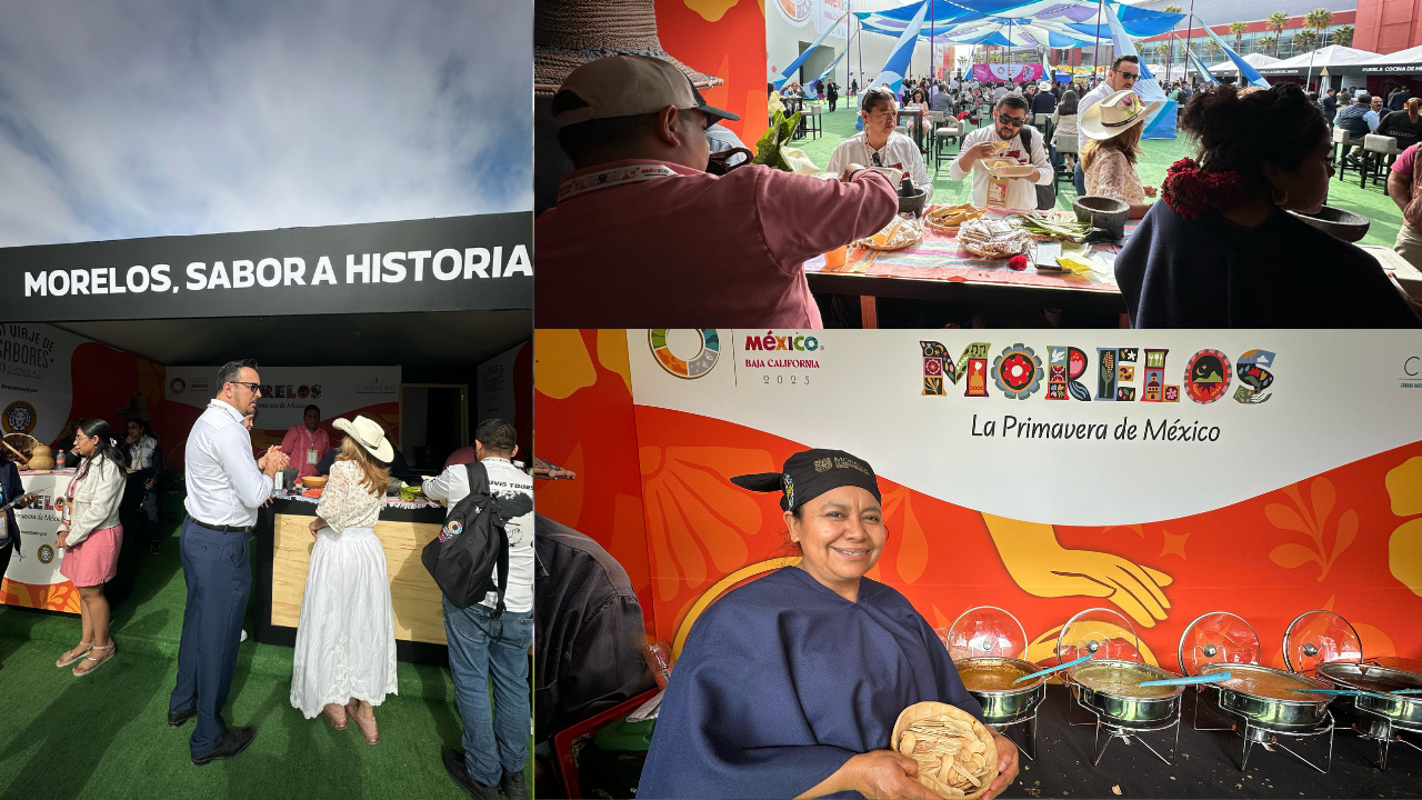 ¡Pero qué rico! Presenta Morelos mejores platillos en Tianguis Turístico Binacional