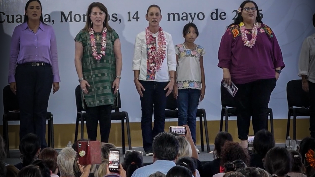 Sheinbaum y González Saravia anuncian estrategia de seguridad en Morelos