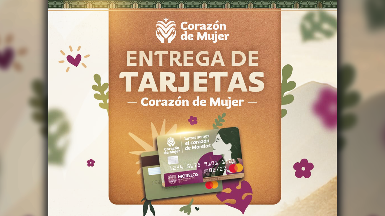 Entregarán tarjetas del programa “Corazón de Mujer” en Zacatepec
