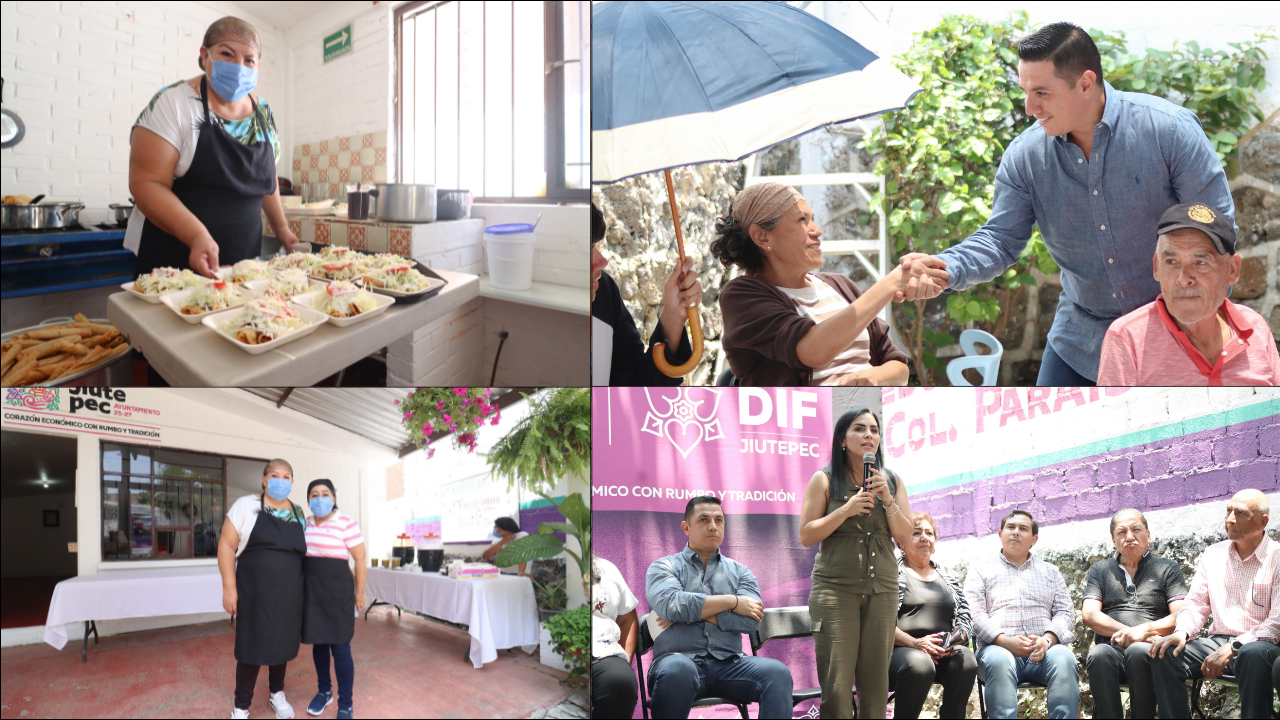 ¡Pero qué rico! Brinda Jiutepec comidas balanceadas en comedores comunitarios
