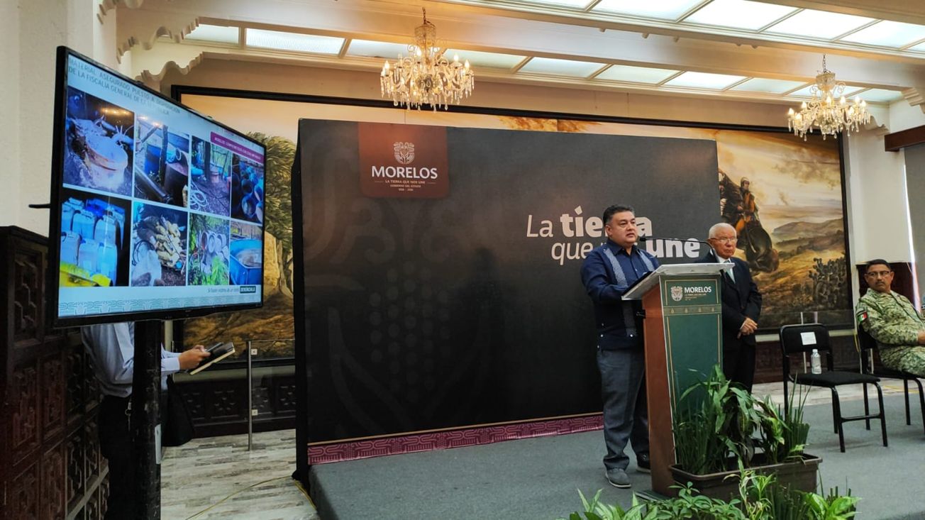 SSPC Morelos desarticula narcolaboratorio en Huitzilac