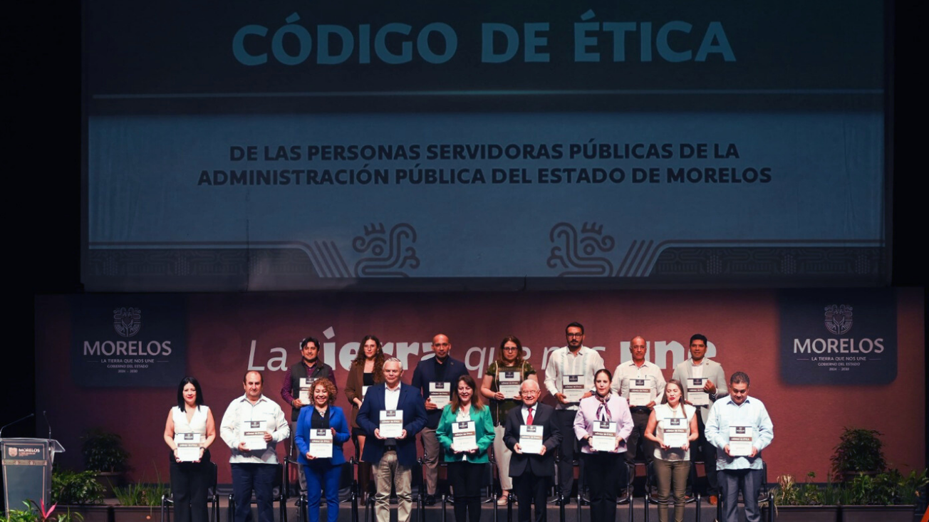 Morelos presenta Código de Ética y anuncia Secretaría Anticorrupción