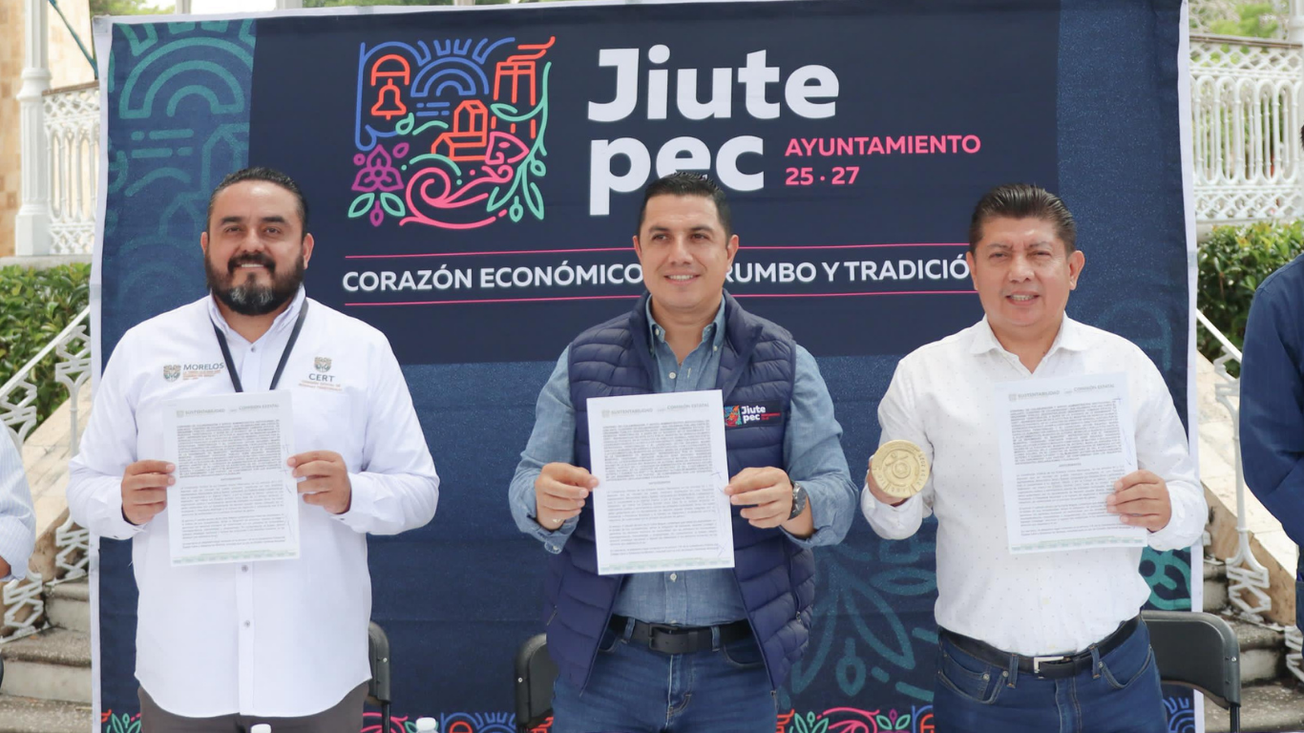 Jiutepec instala placa geodésica para definir límites municipales