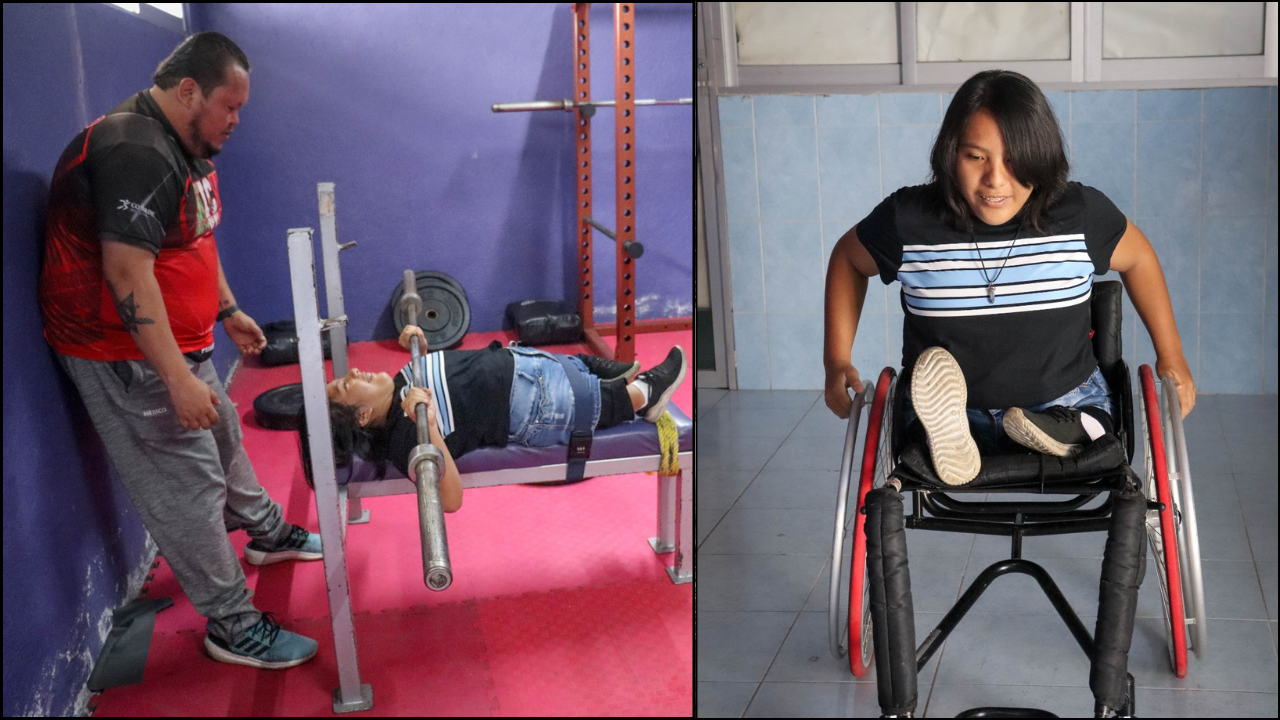 ¡Con todo y por todo! Alina Miranda representará a Morelos en Para-Powerlifting