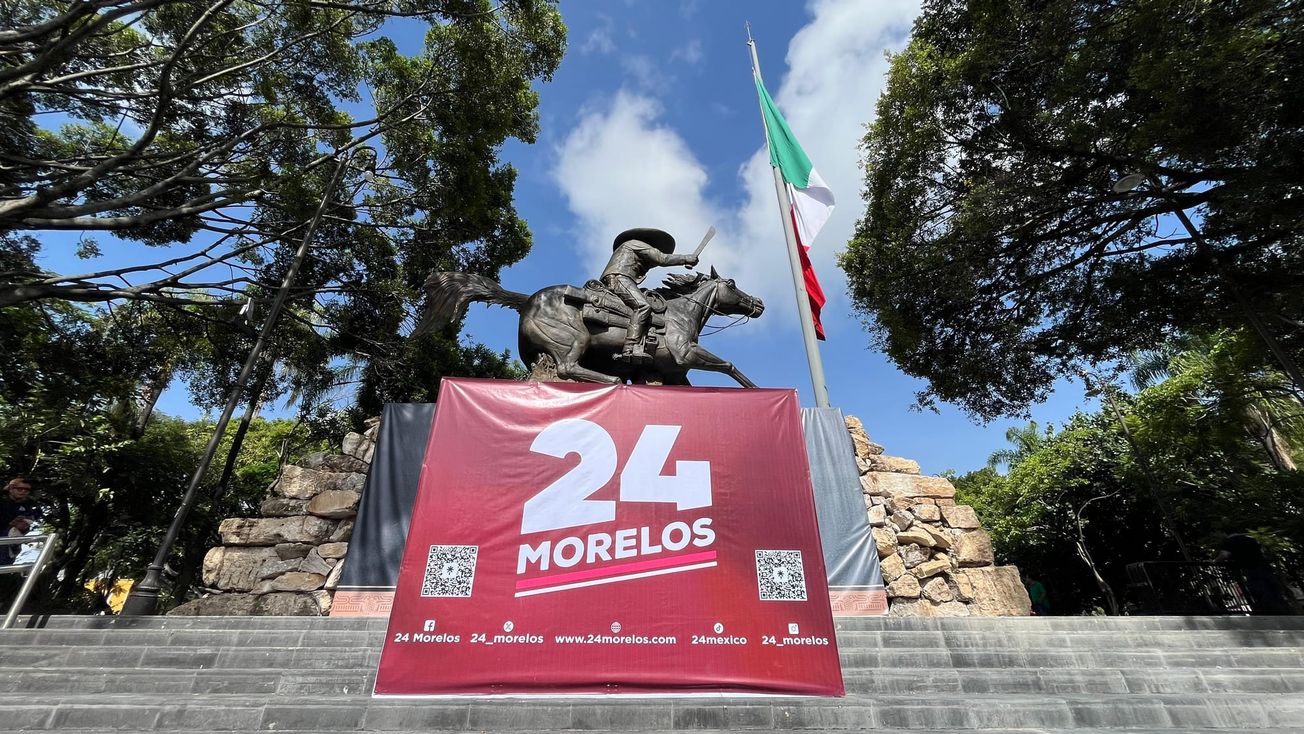 Devela Gobierno de Morelos monumento por el 146 aniversario del natalicio de Emiliano Zapata