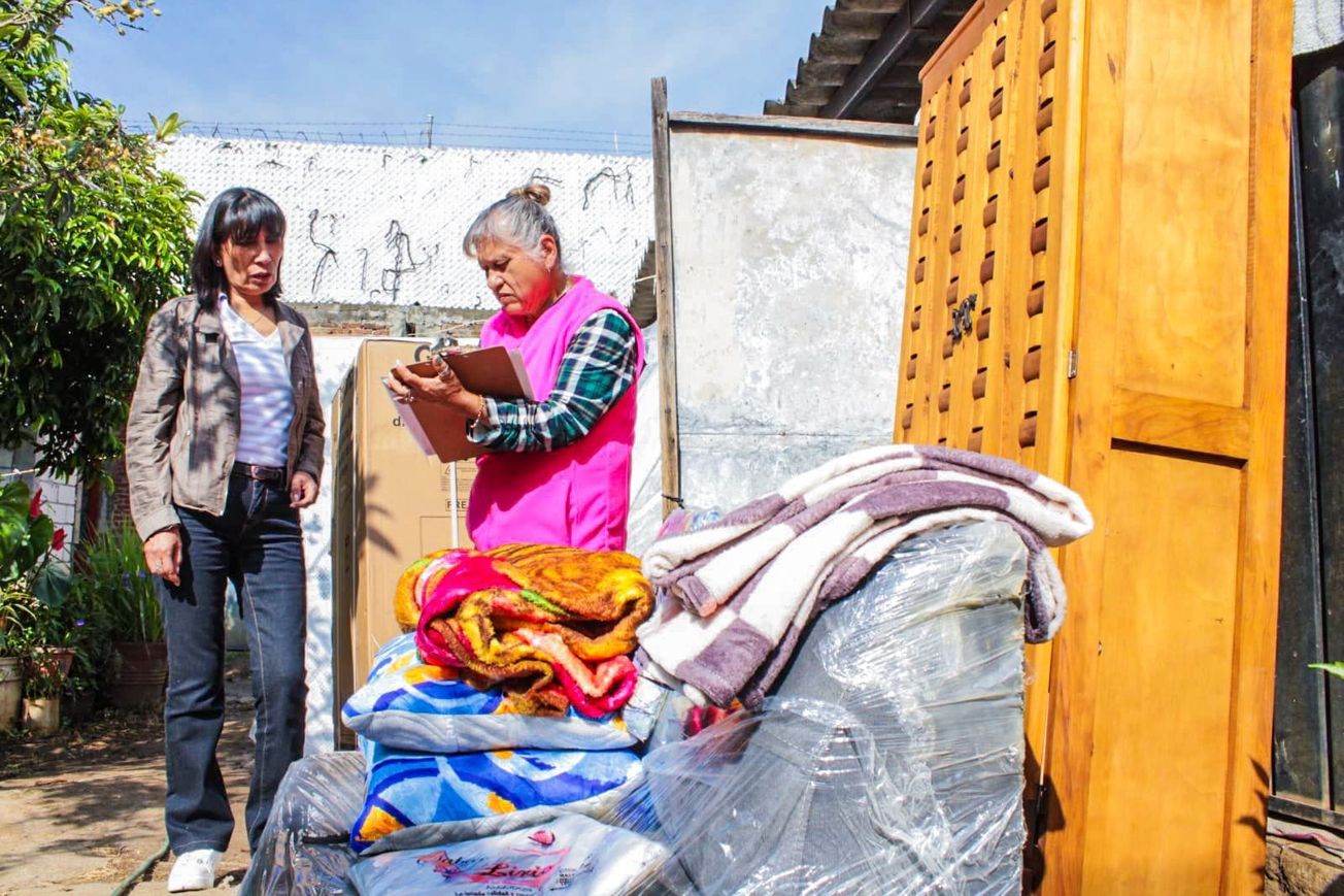 Respalda José Luis Urióstegui a familias damnificadas por lluvias