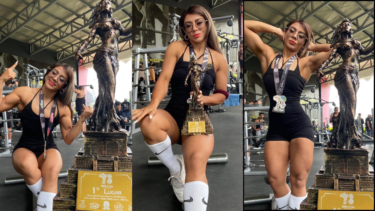 Tiene Morelos a la mejor fisicoconstructivista de México