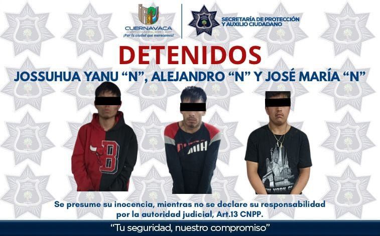 Detiene SEPRAC a presuntos responsable de robo de auto en Santa María Ahuacatitlán