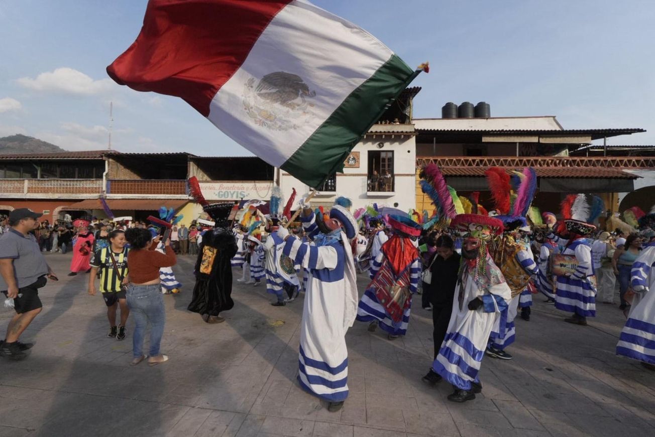 Se realiza Encuentro Cultural de Chinelos 2025 en Tepoztlán