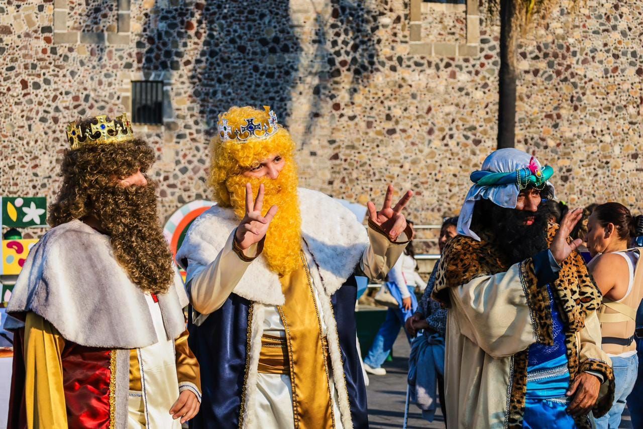 Cuernavaca se llenó de alegría con la llegada de los Reyes Magos