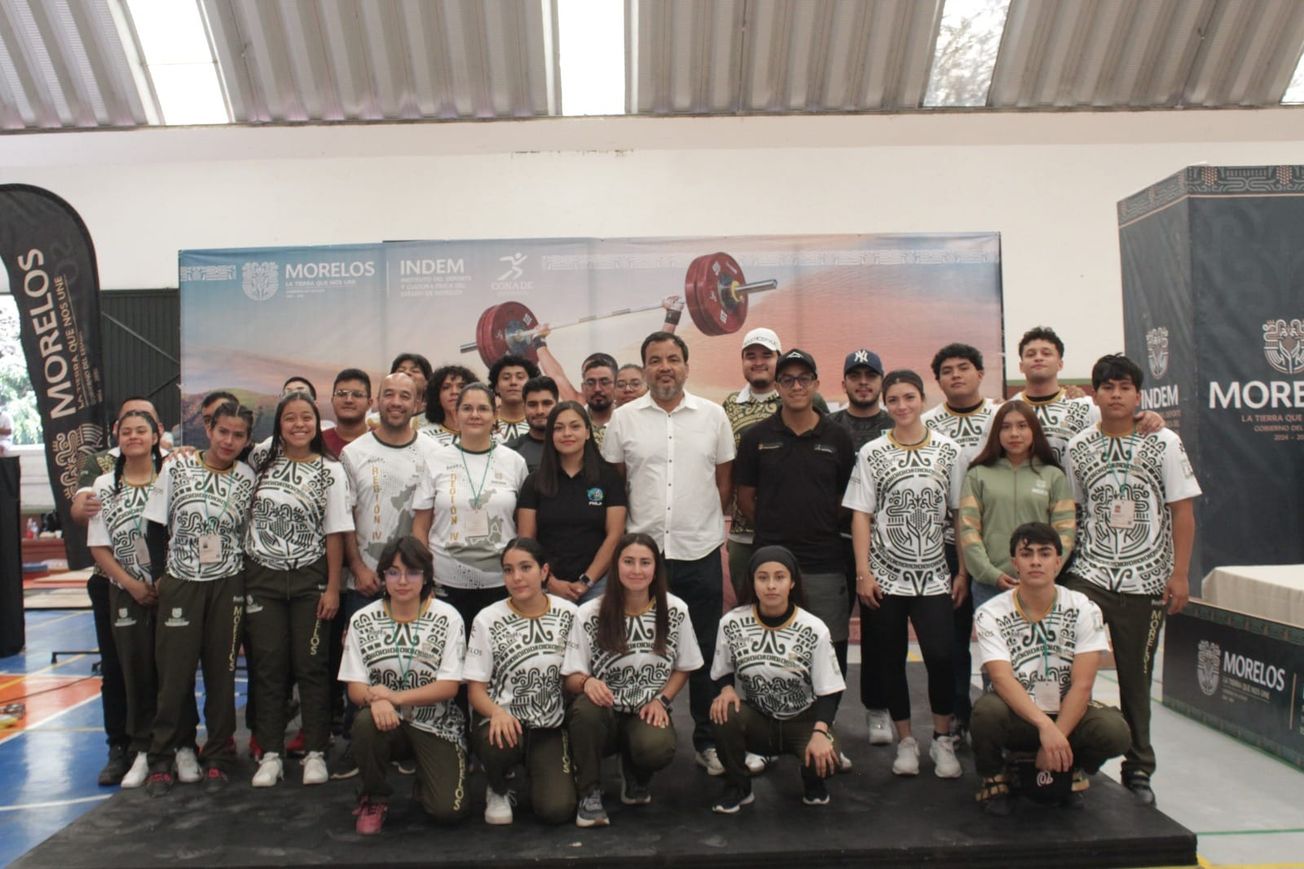Morelos destaca como sede del regional de levantamiento de pesas rumbo a la Olimpiada Nacional 2026