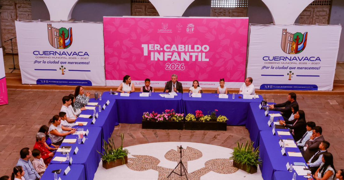 Niñas y niños toman la palabra en el Cabildo Infantil 2026 de Cuernavaca