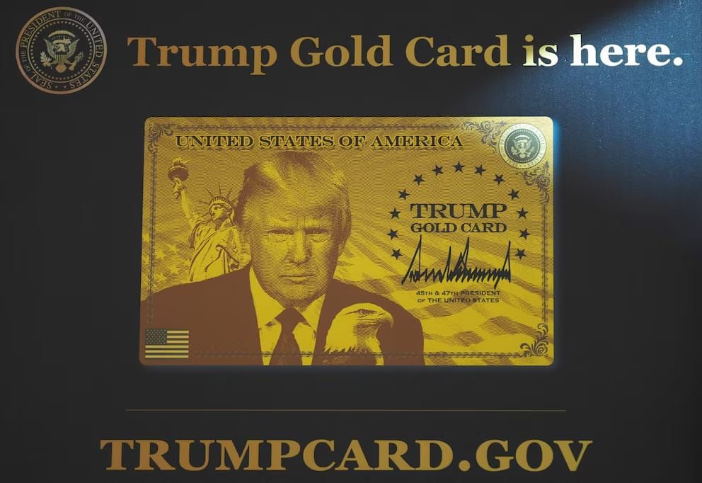 Estados Unidos lanza "Tarjeta Dorada" para millonarios