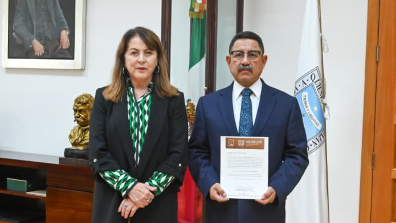 Nombra Gobernadora Margarita González Saravia a José Luis Bucio Quiroz como titular de la SSPC Morelos