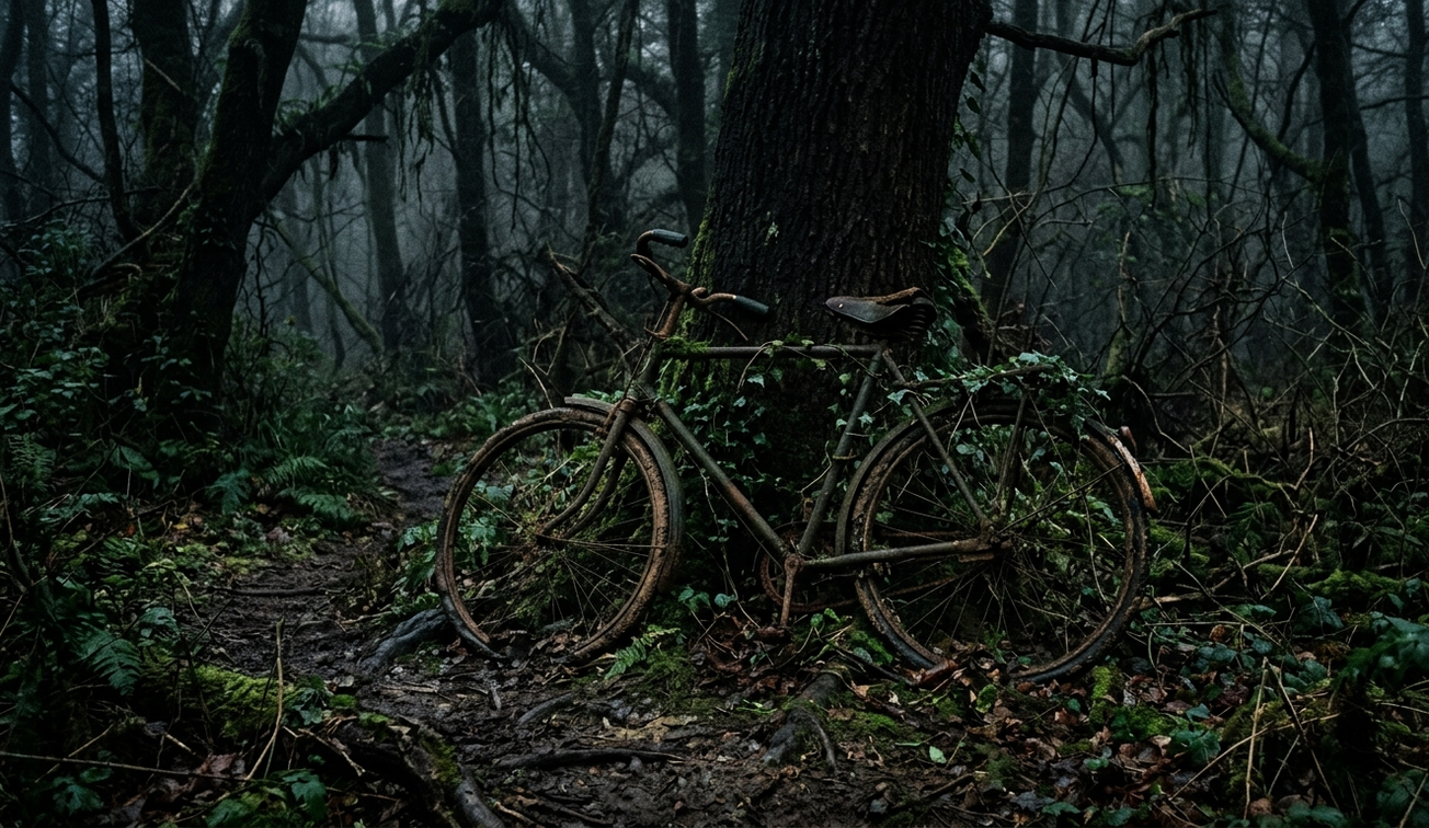 La bicicleta abandonada de Nicole van den Hurk