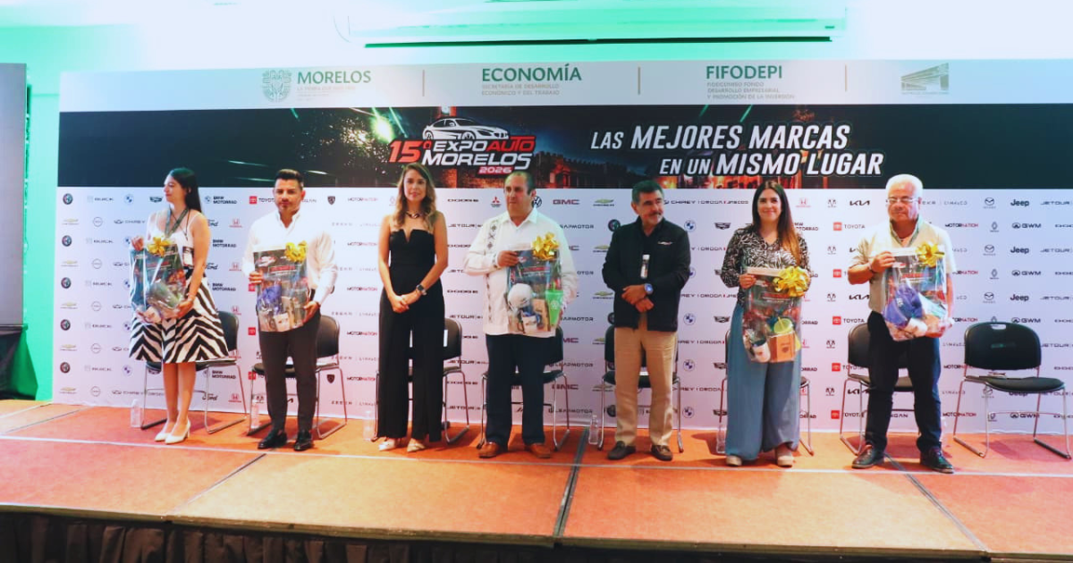 Inauguran la 15ª Expo Auto Morelos 2026 en Xochitepec