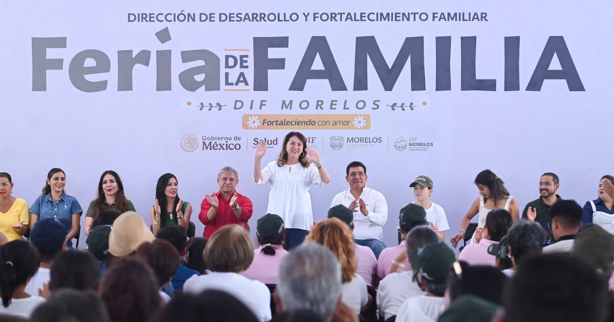 Gobierno Morelos impulsa convivencia con Feria de la Familia en Cuernavaca
