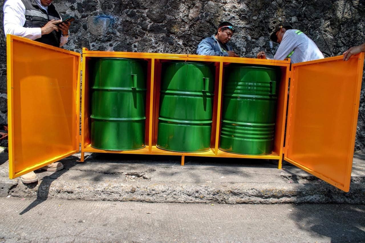 Ayuntamiento de Cuernavaca instala contenedores de residuos para fortalecer el orden y la limpieza urbana